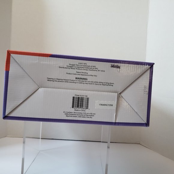 Snuggie Tails Adult Mermaid Tail Blanket Aqua Gltr - Picture 7 of 11